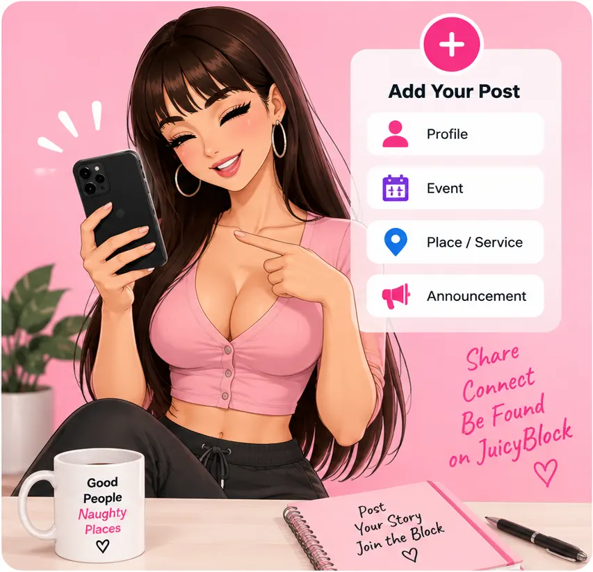 Add your post to JuicyBlock